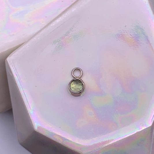 Peridot Baby Charm